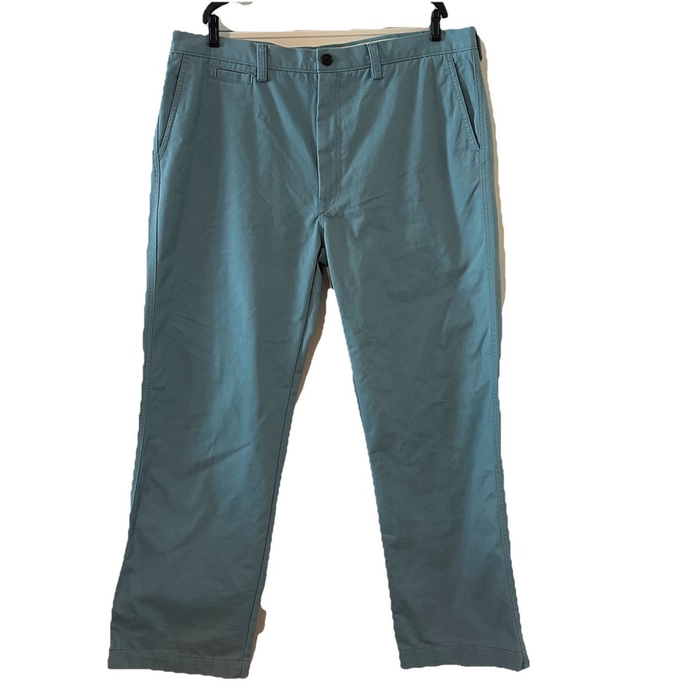 LK Life Khaki Haggar Blue Mens 40 X 31 Relaxed Straight Leg Chino Pant Pocket